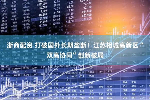 浙商配资 打破国外长期垄断！江苏相城高新区“双高协同”创新破局