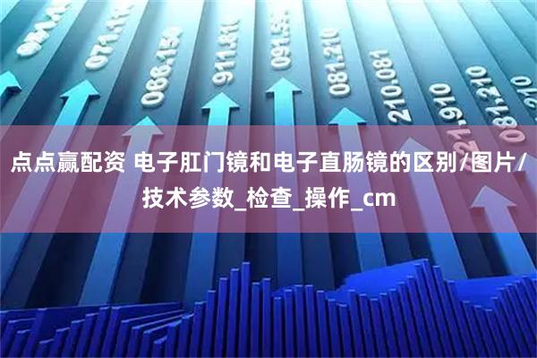 点点赢配资 电子肛门镜和电子直肠镜的区别/图片/技术参数_检查_操作_cm